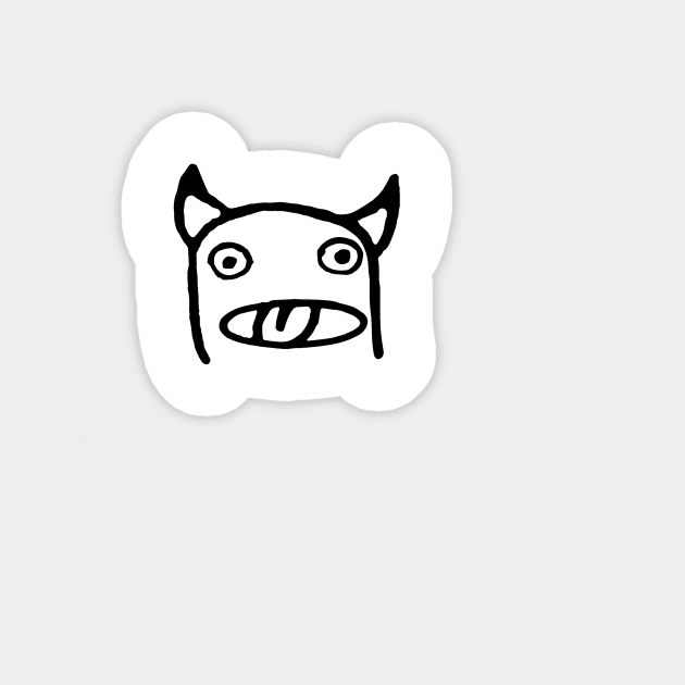 The Monster Sticker by xam